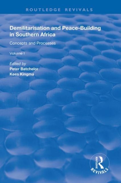 Demilitarisation and Peace-Building in Southern Africa : Volume I - Concepts and Processes
