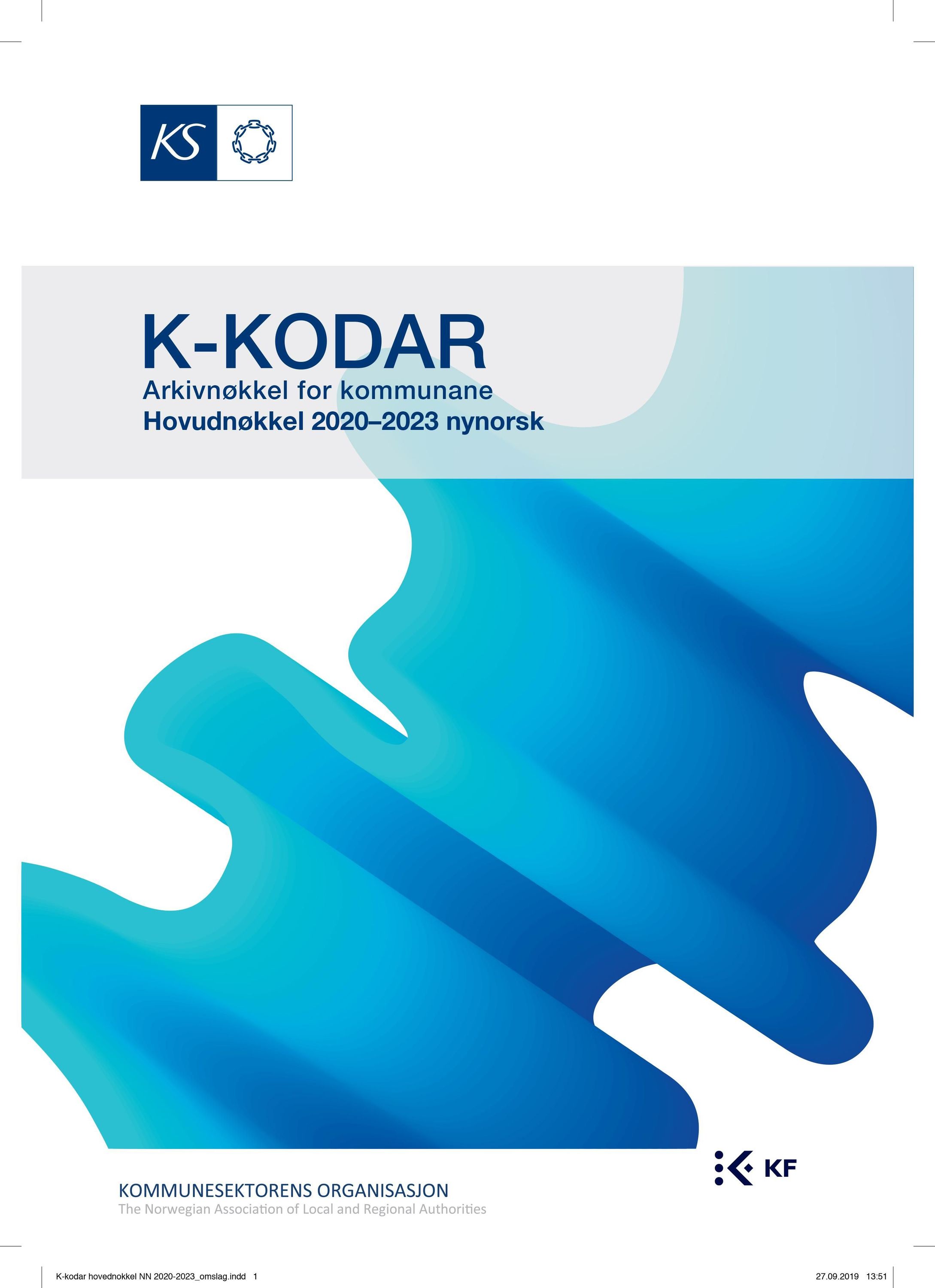 K-kodar : arkivnøkkel for kommunane : hovudnøkkel 2020-2023