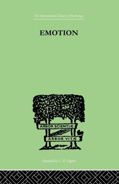 Forsidebilde av Emotion : A COMPREHENSIVE PHENOMENOLOGY OF THEORIES AND THEIR MEANINGS for