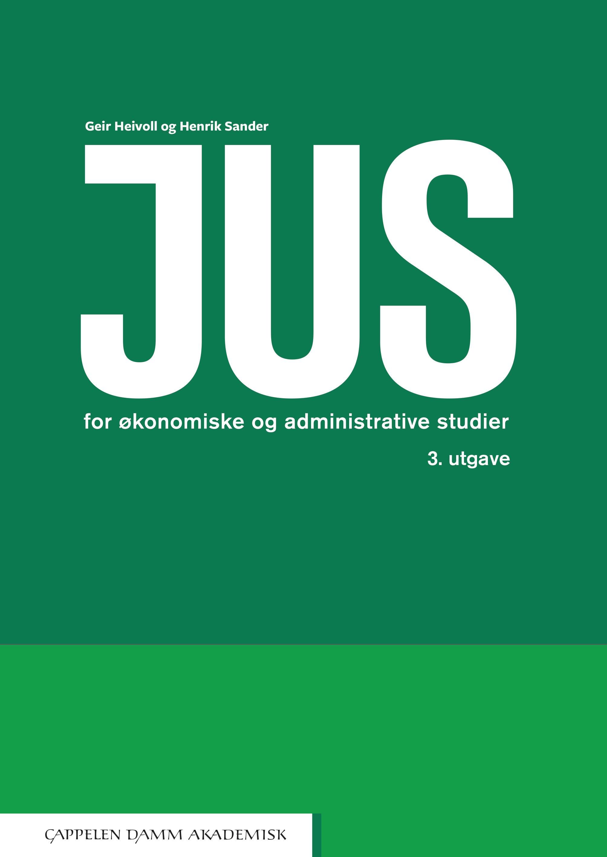 Jus for økonomiske og administrative studier