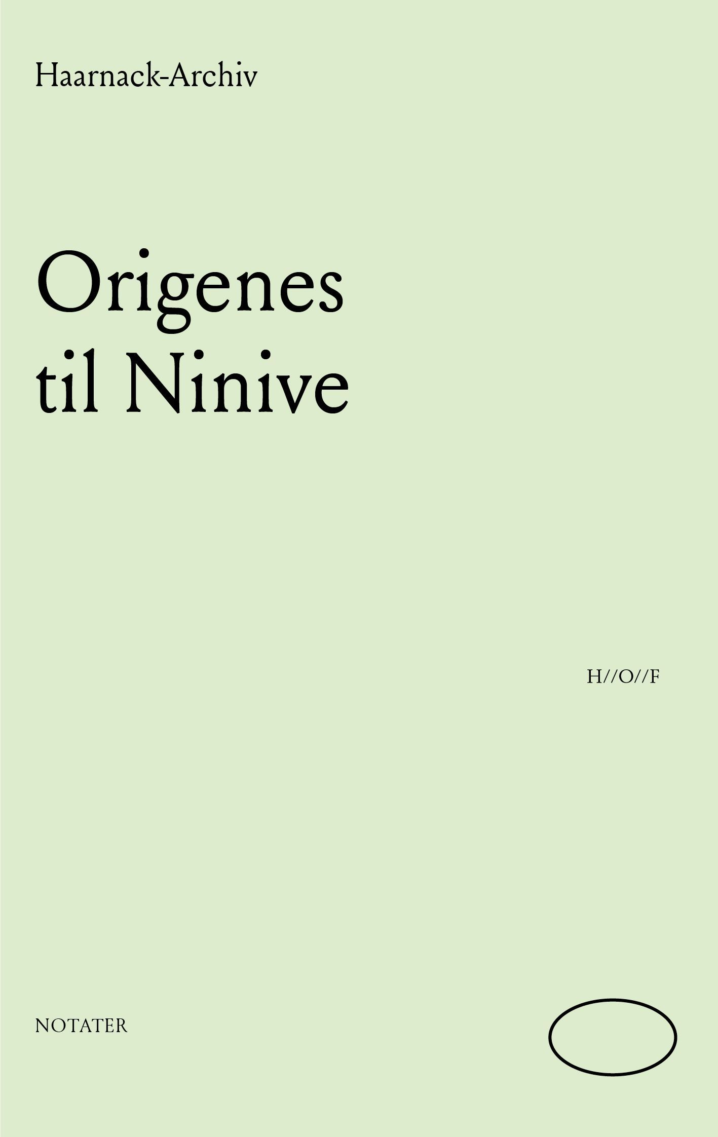 Origenes til Ninive : ved lesing av Jean Genets Rosemirakelet : notater