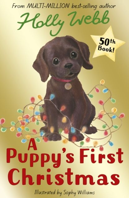 A puppy's first Christmas