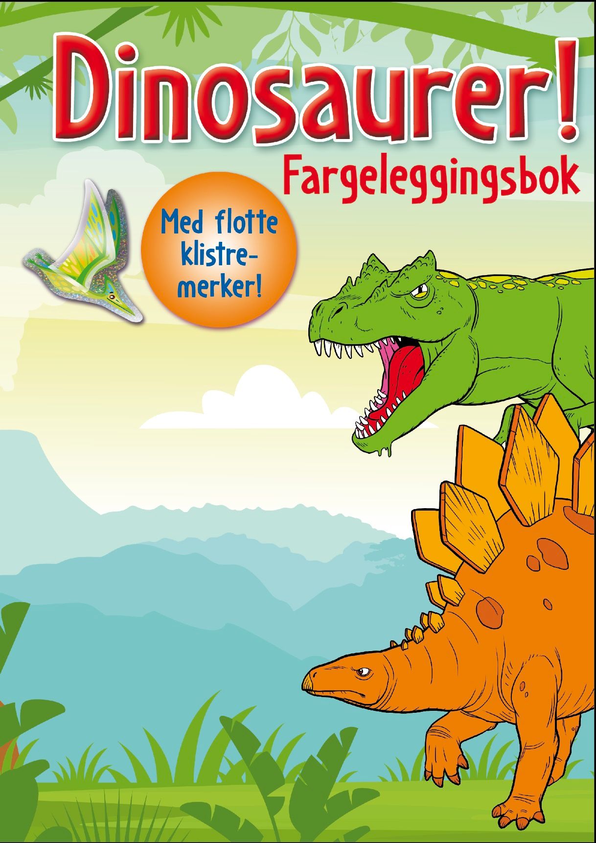 Dinosaurer! : fargeleggingsbok