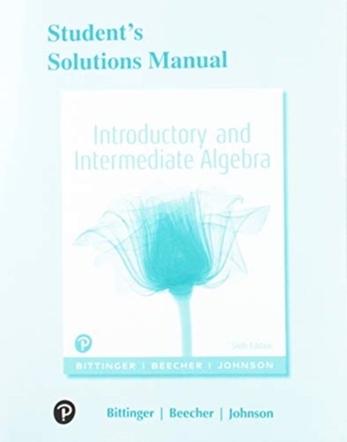 Forsidebilde av Student Solutions Manual for Introductory and Intermediate Algebra