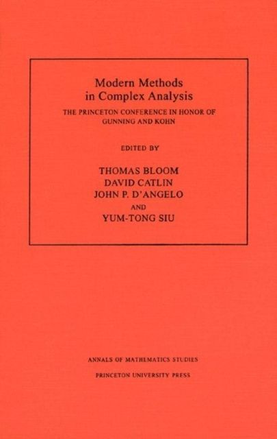Modern Methods in Complex Analysis : The Princeton Conference in Honor of Gunning and Kohn