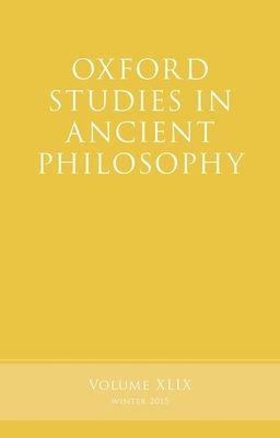 Oxford Studies in Ancient Philosophy, Volume 49