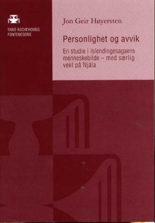 Forsidebilde av Personlighet og avvik : en studie i islendingesagaens menneskebilde, med særlig vekt på Njála