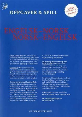 Oppgaver & spill : engelsk-norsk, norsk-engelsk