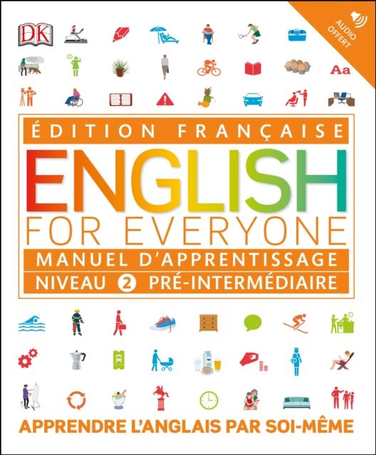 Forsidebilde av English for Everyone Course Book Level 2 Beginner : French language edition