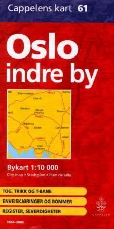 Oslo indre by 2004-2005 : bykart = city map = Stadtplan = plan de ville
