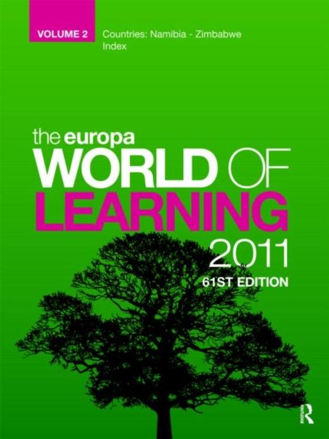 The Europa World of Learning 2007 Volume 2
