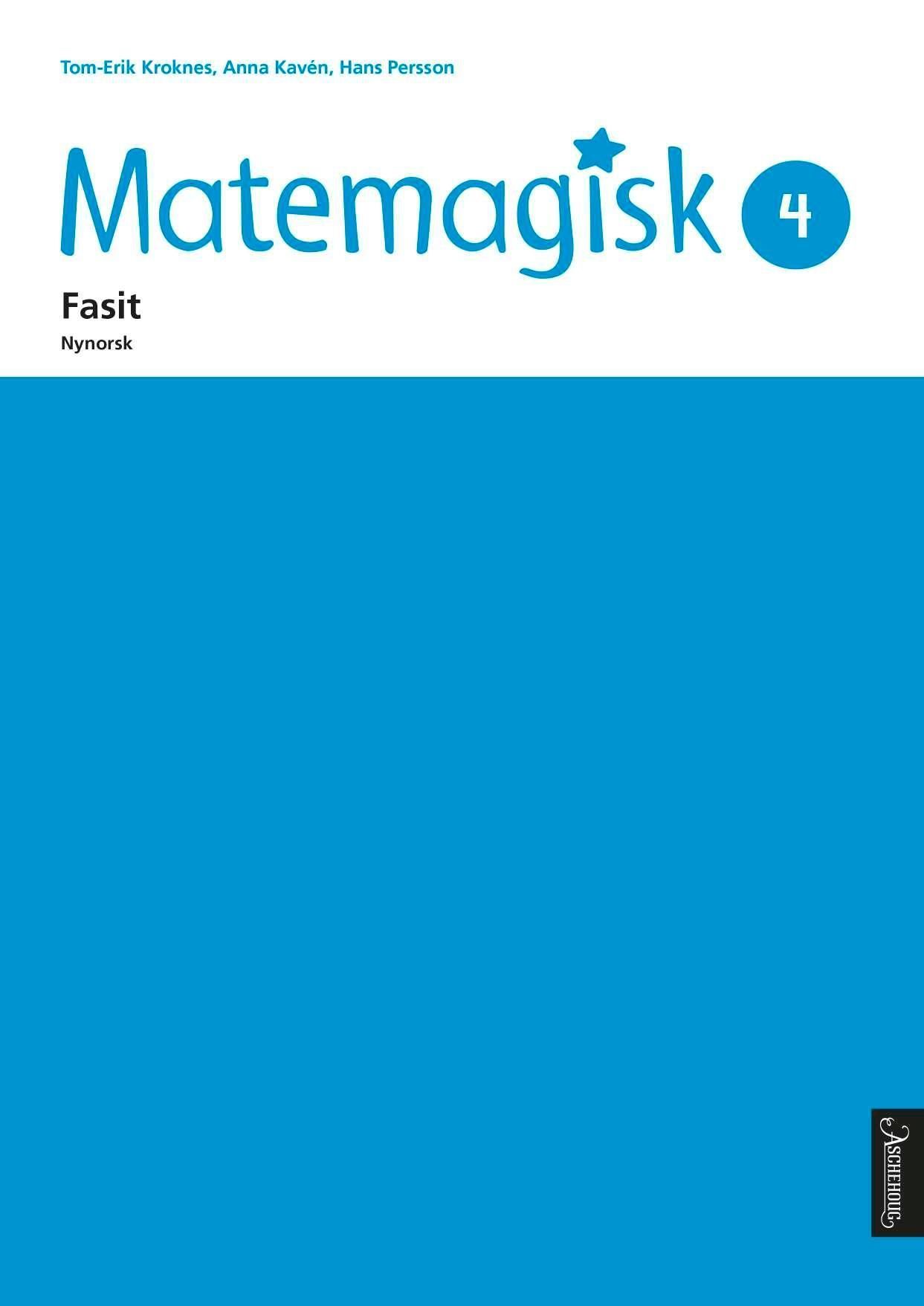 Matemagisk 4. Fasit