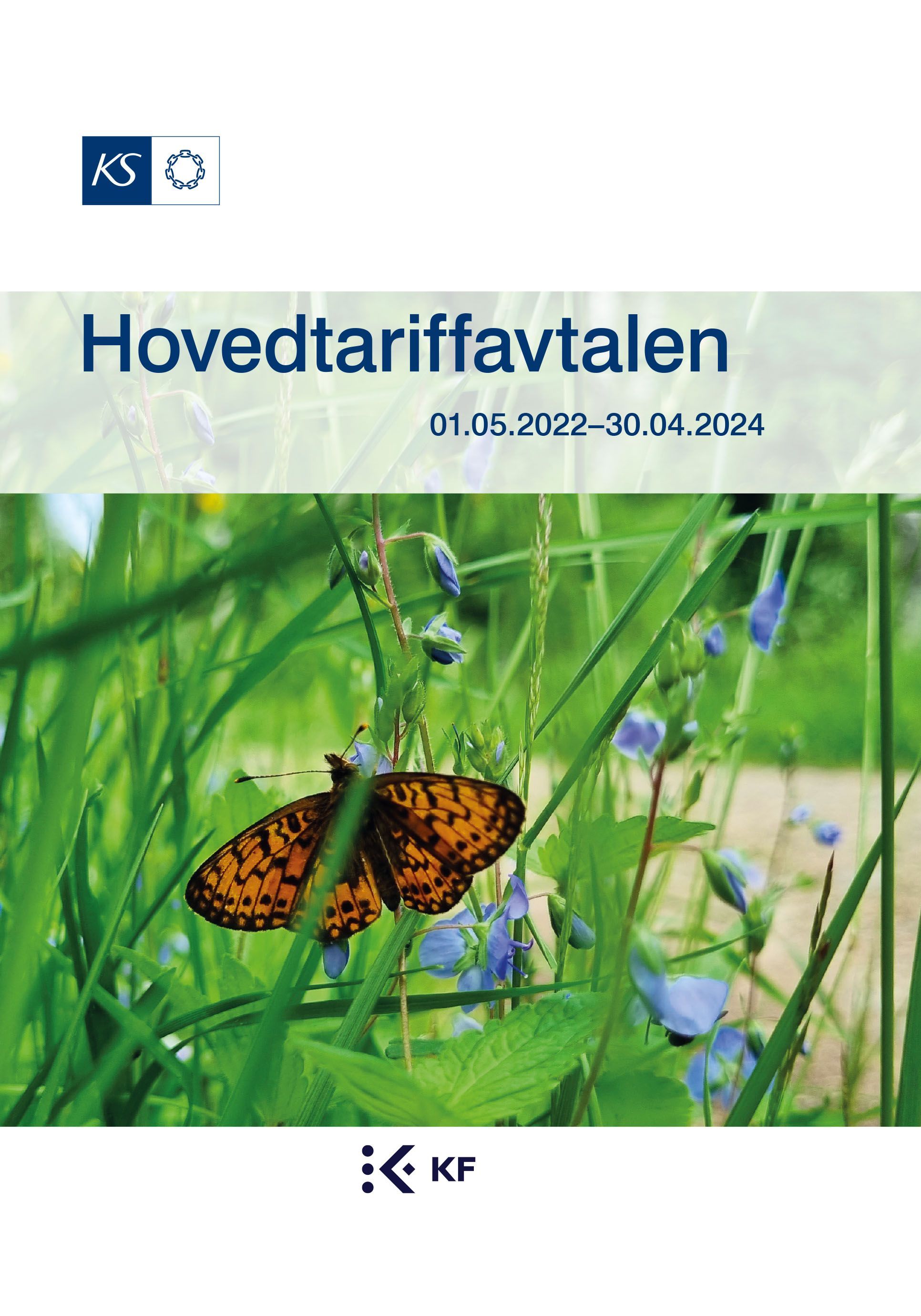 Forsidebilde av Hovedtariffavtalen : KS : 01.05.2022-30.04.2024
