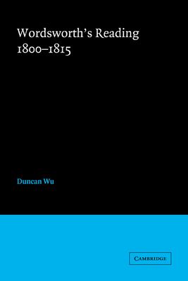 Forsidebilde av Wordsworth's Reading 1800–1815