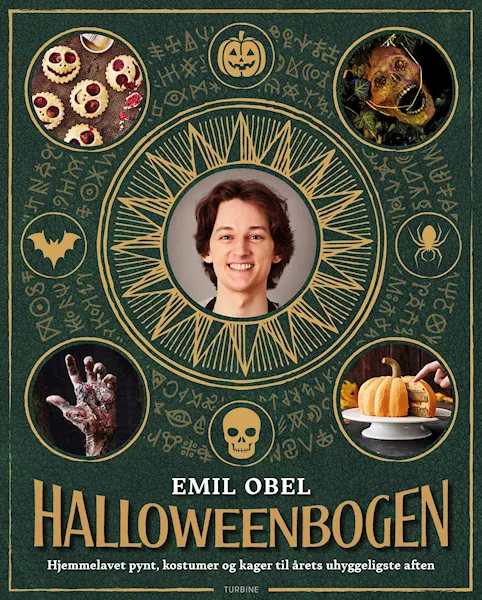 Forsidebilde av Halloweenbogen : Hjemmelavet pynt, kostumer og kager til årets uhyggeligste aften