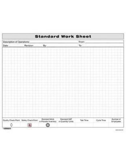 Standard Work Sheet
