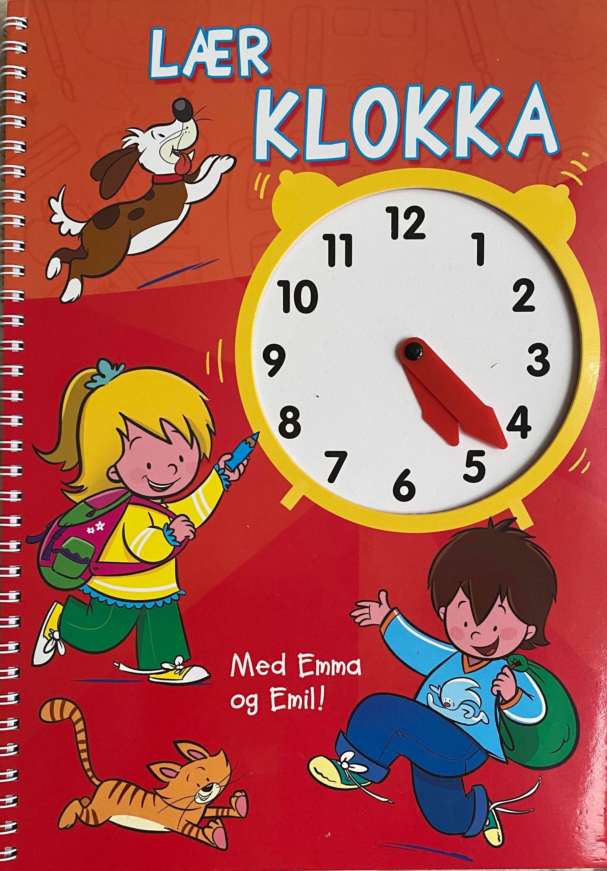 Lær klokka : med Emma og Emil!