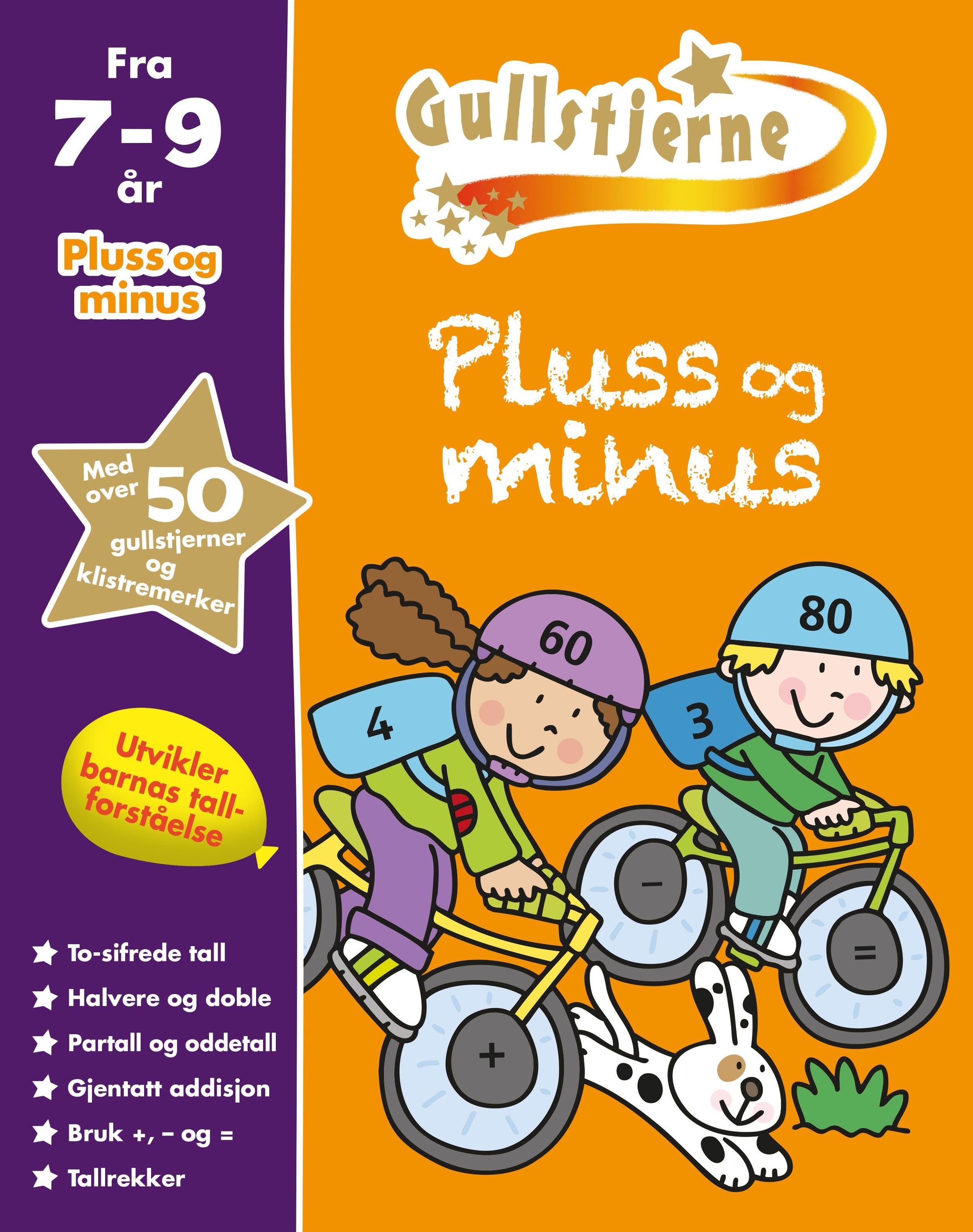 Pluss og minus : gullstjerne 7-9 år