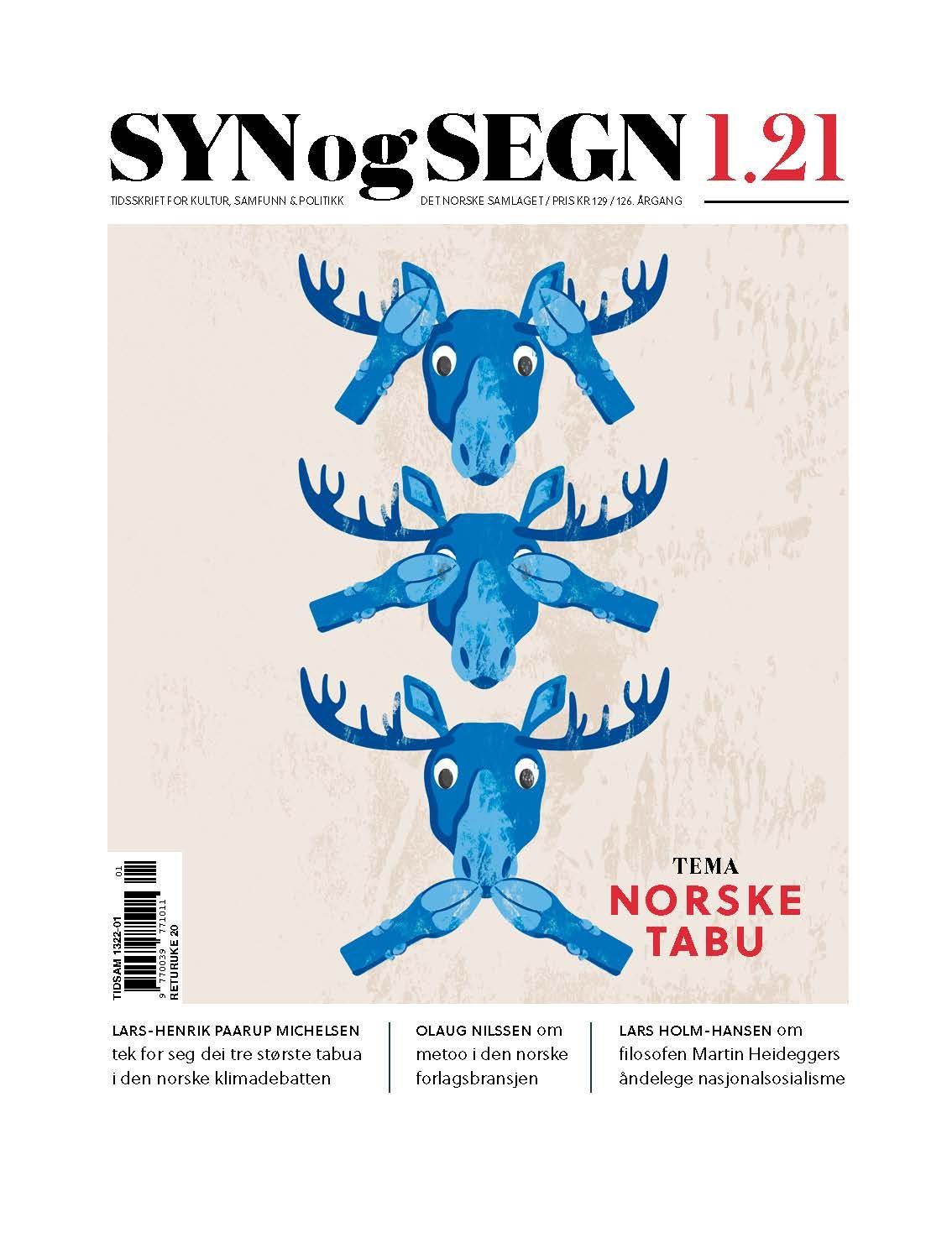 Syn og segn : tidsskrift for kultur, samfunn & politikk. Tema Norske tabu