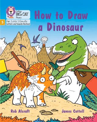 How to Draw a Dinosaur : Phase 5 Set 4 Stretch and Challenge