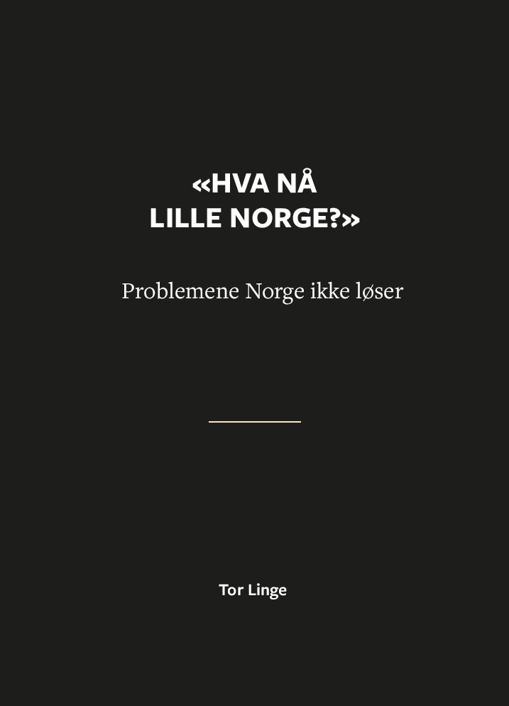 "Hva nå lille Norge" : problemene Norge ikke løser
