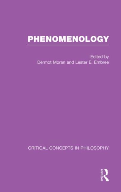 Phenomenology:Crit Con In Phil