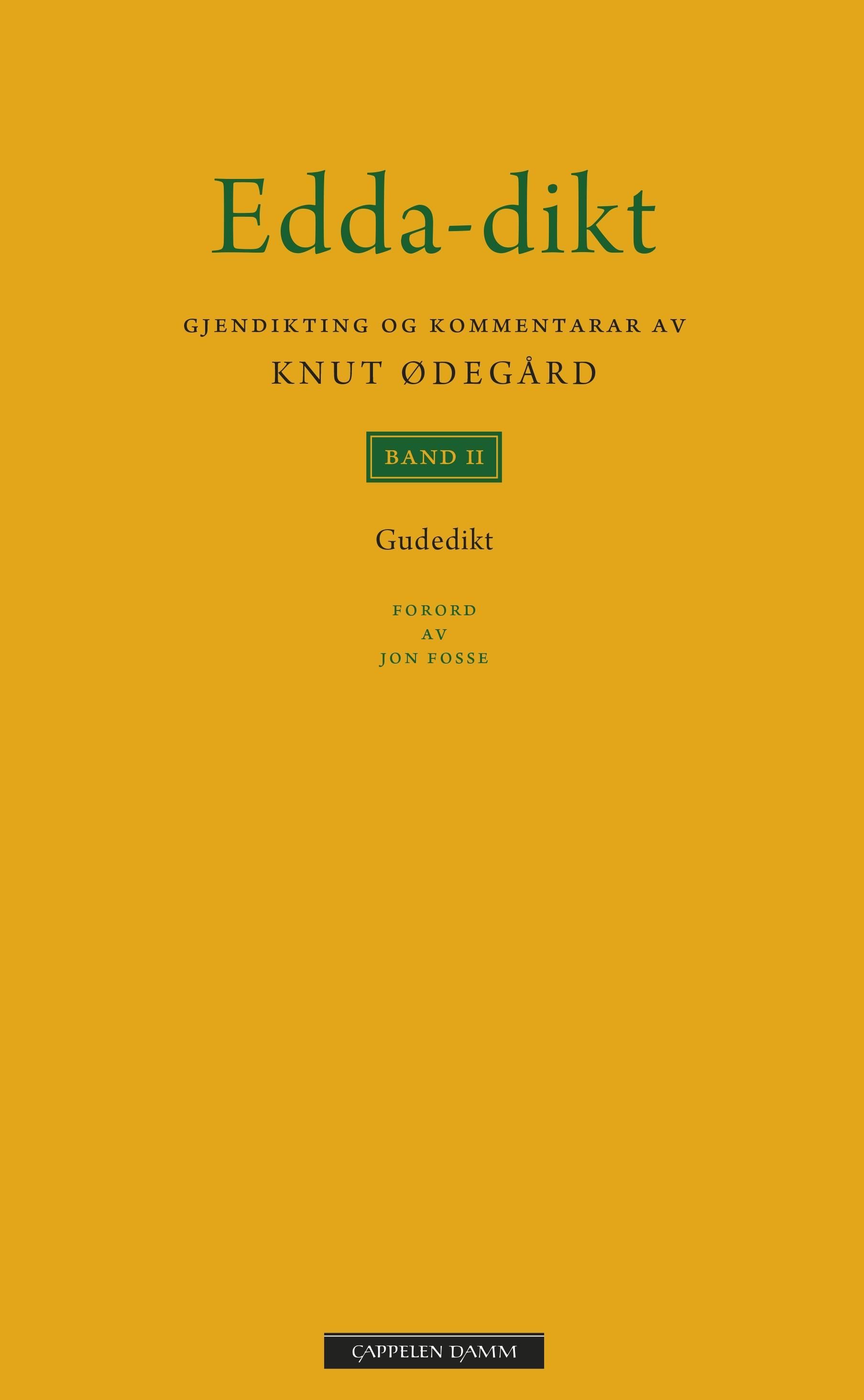 Edda-dikt : band 2 : gudedikt