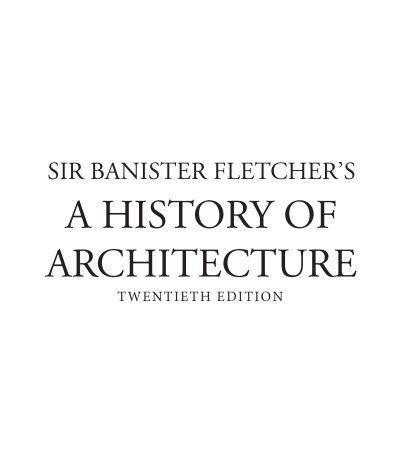 Forsidebilde av Sir Banister Fletcher's A history of architecture