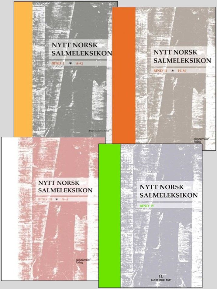 Nytt norsk salmeleksikon. Bind I-IV