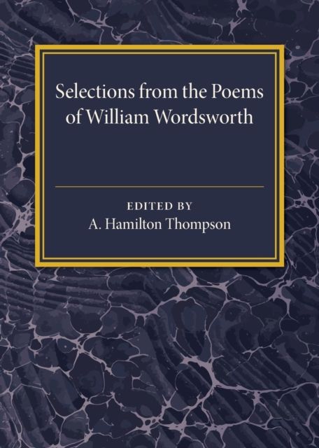 Selections from the Poems of William Wordsworth