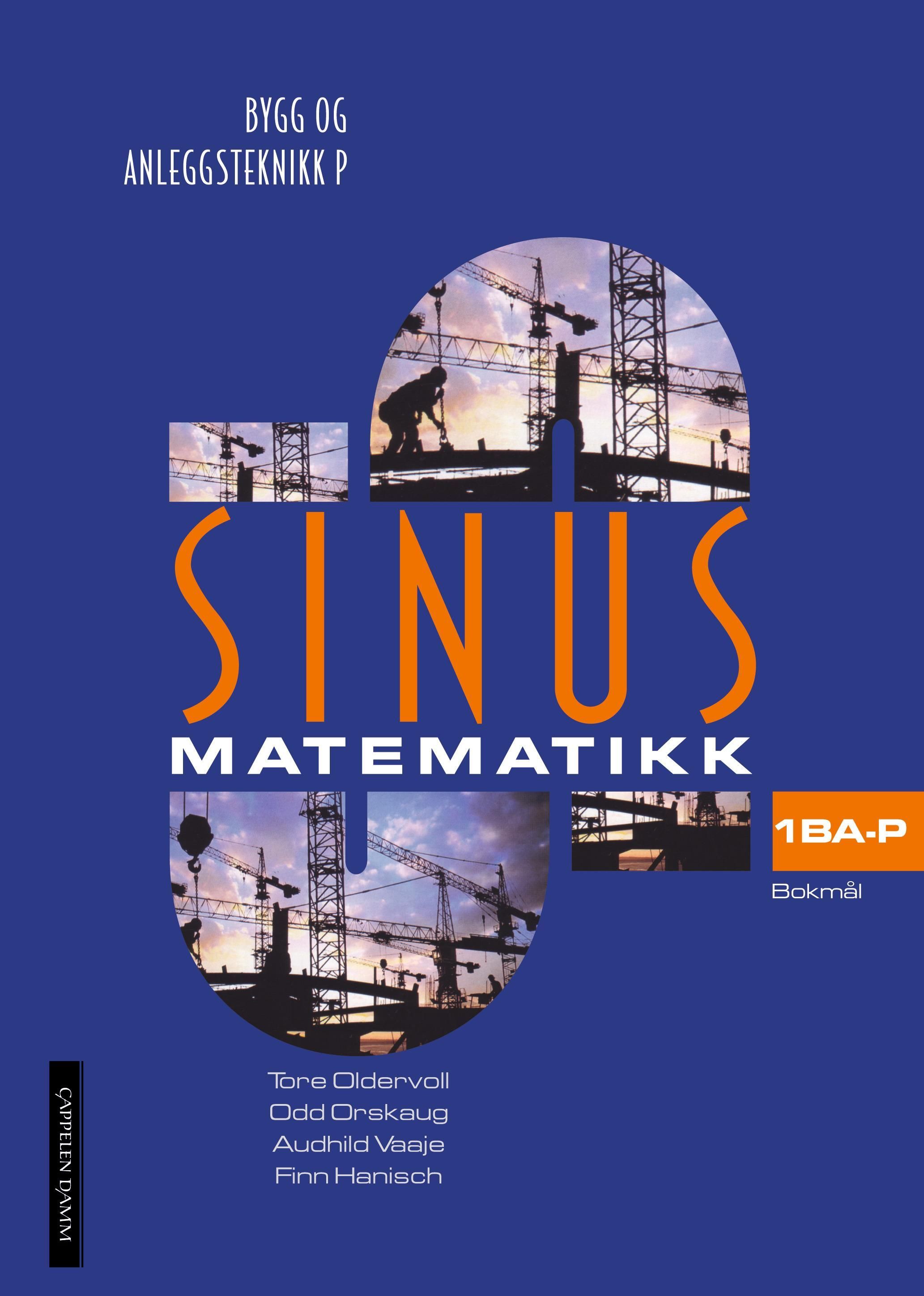 Sinus 1 BA-P : matematikk for bygg- og anleggsteknikk P : yrkesfaglig utdanningsprogram