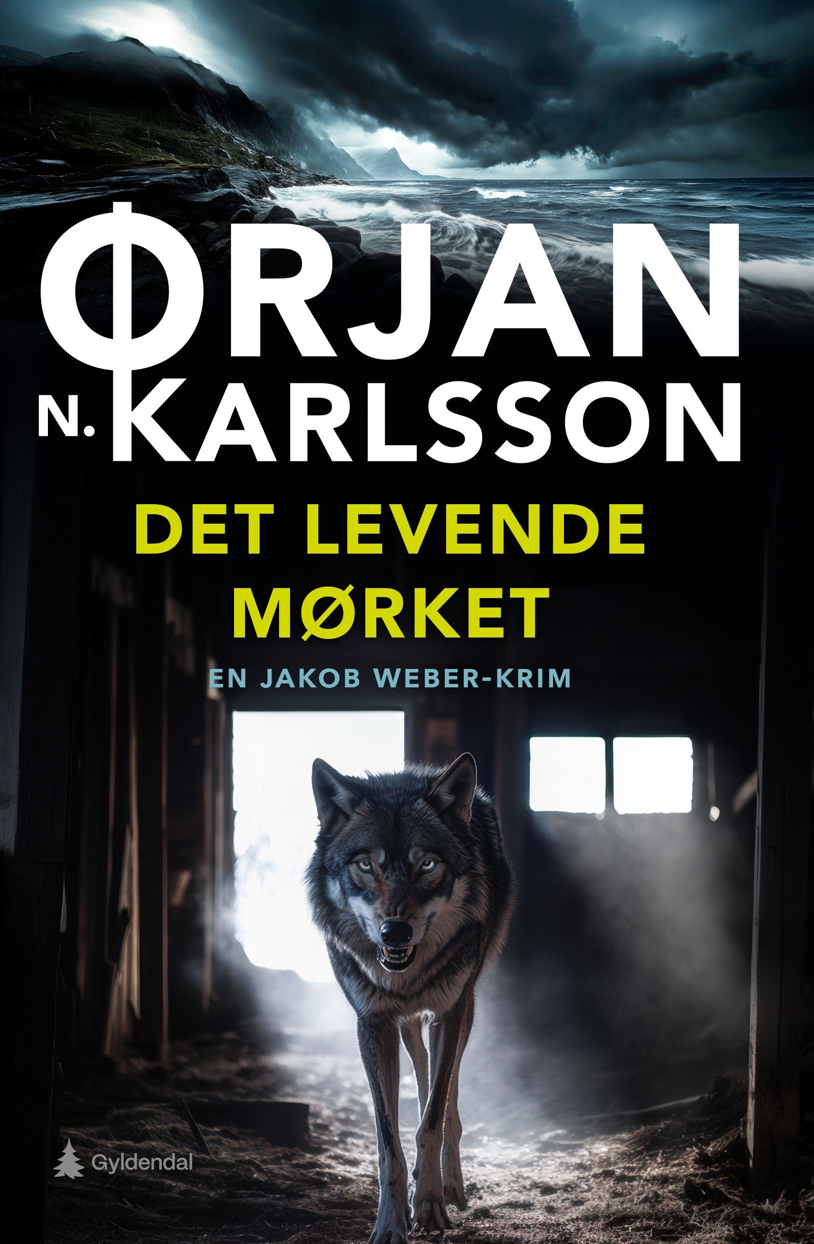 Forsidebilde av Det levende mørket : kriminalroman