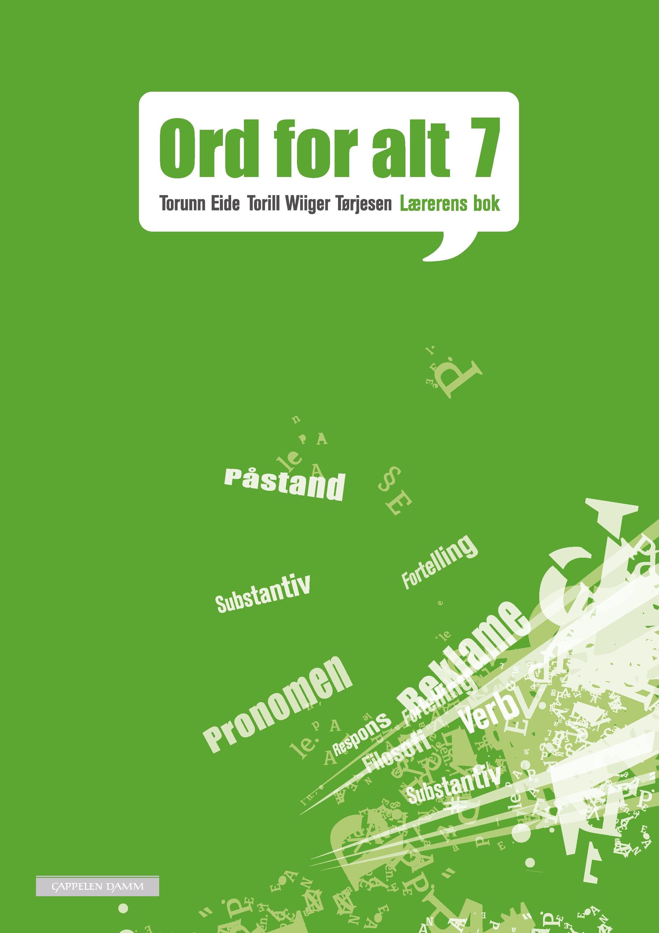 Ord for alt ny utgave 7 : lærerens bok