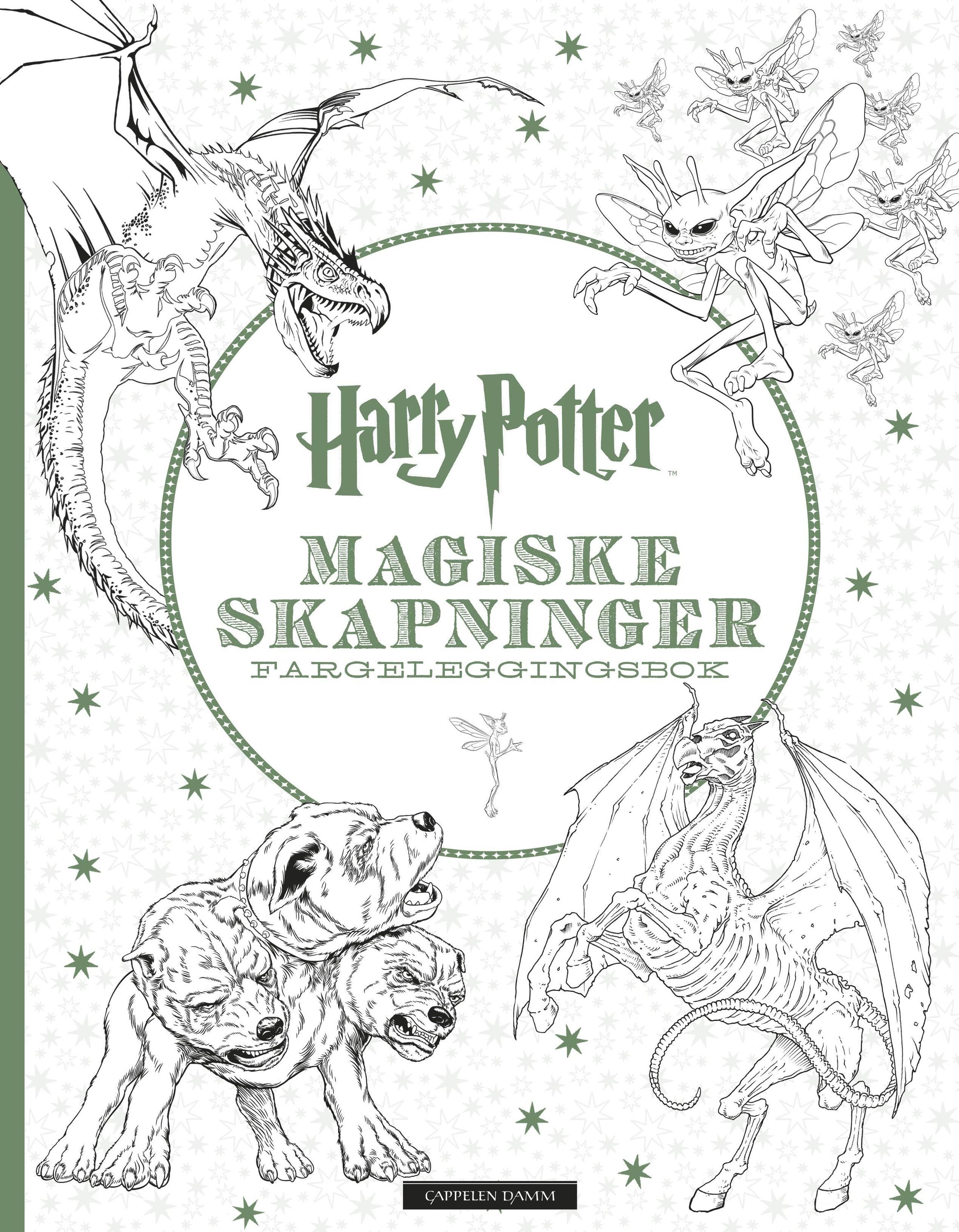 Harry Potter : magiske skapninger : fargeleggingsbok