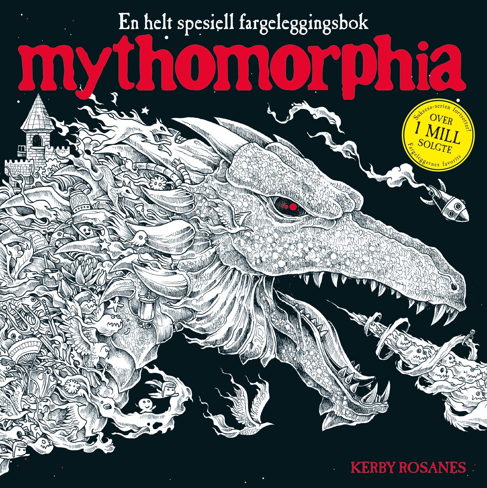 Forsidebilde av Mytomorphia : fargeleggingsbok