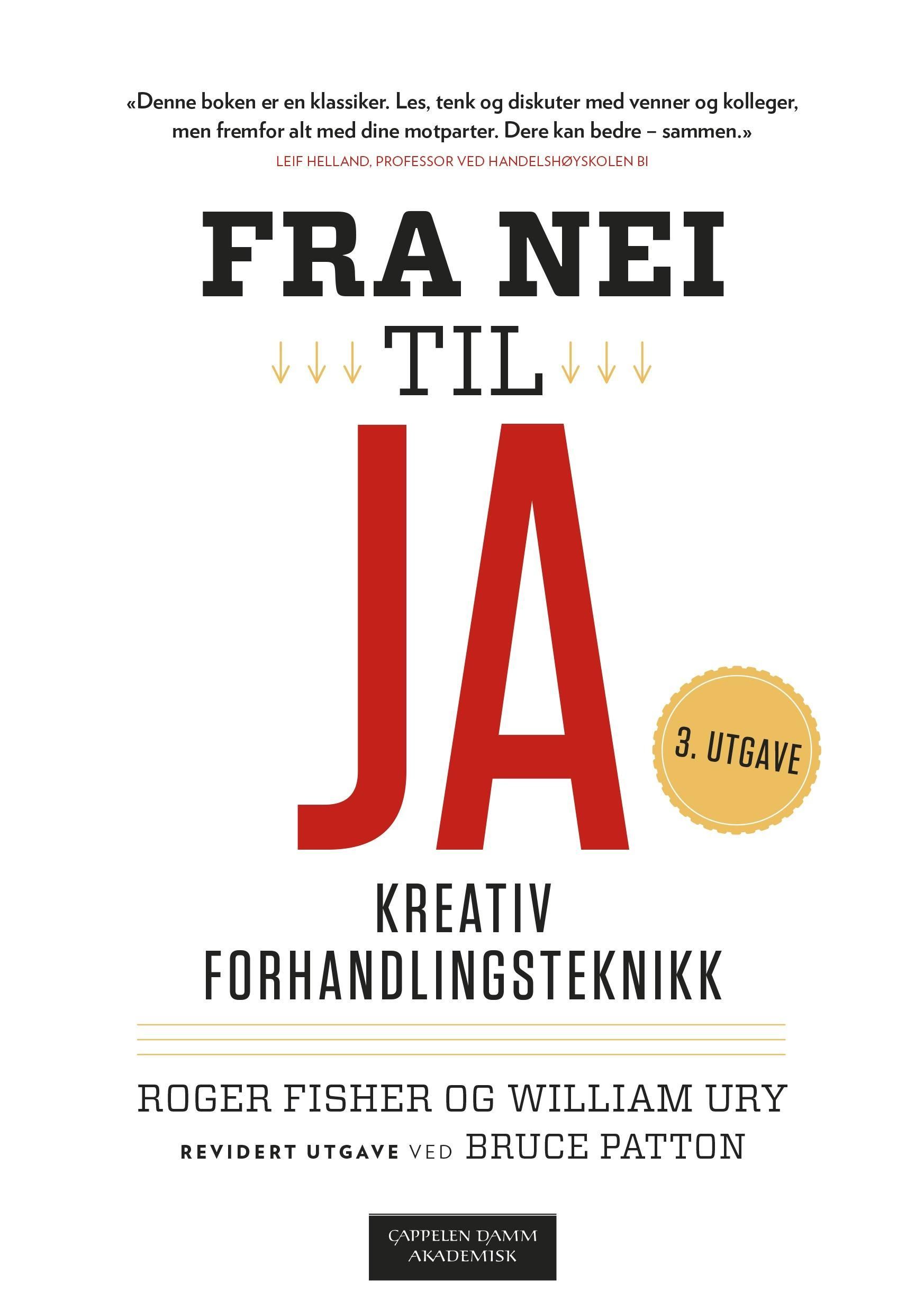 Fra nei til ja : kreativ forhandlingsteknikk