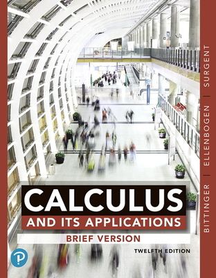 Forsidebilde av Calculus and Its Applications, Brief Version