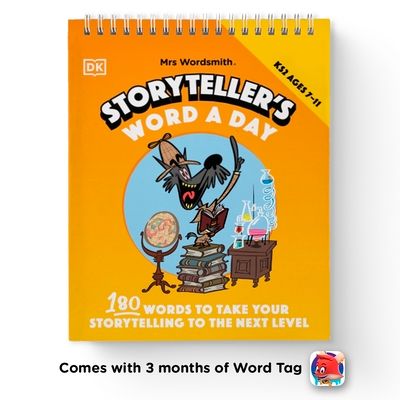 Mrs Wordsmith Storyteller's Word A Day, Ages 7-11 (Key Stage 2) : Boost Vocabulary and Storytelling with 180 New Words + 3 Months of Word Tag Video Game