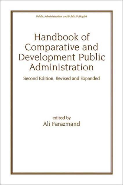 Handbook of Comparative and Development Public Administration