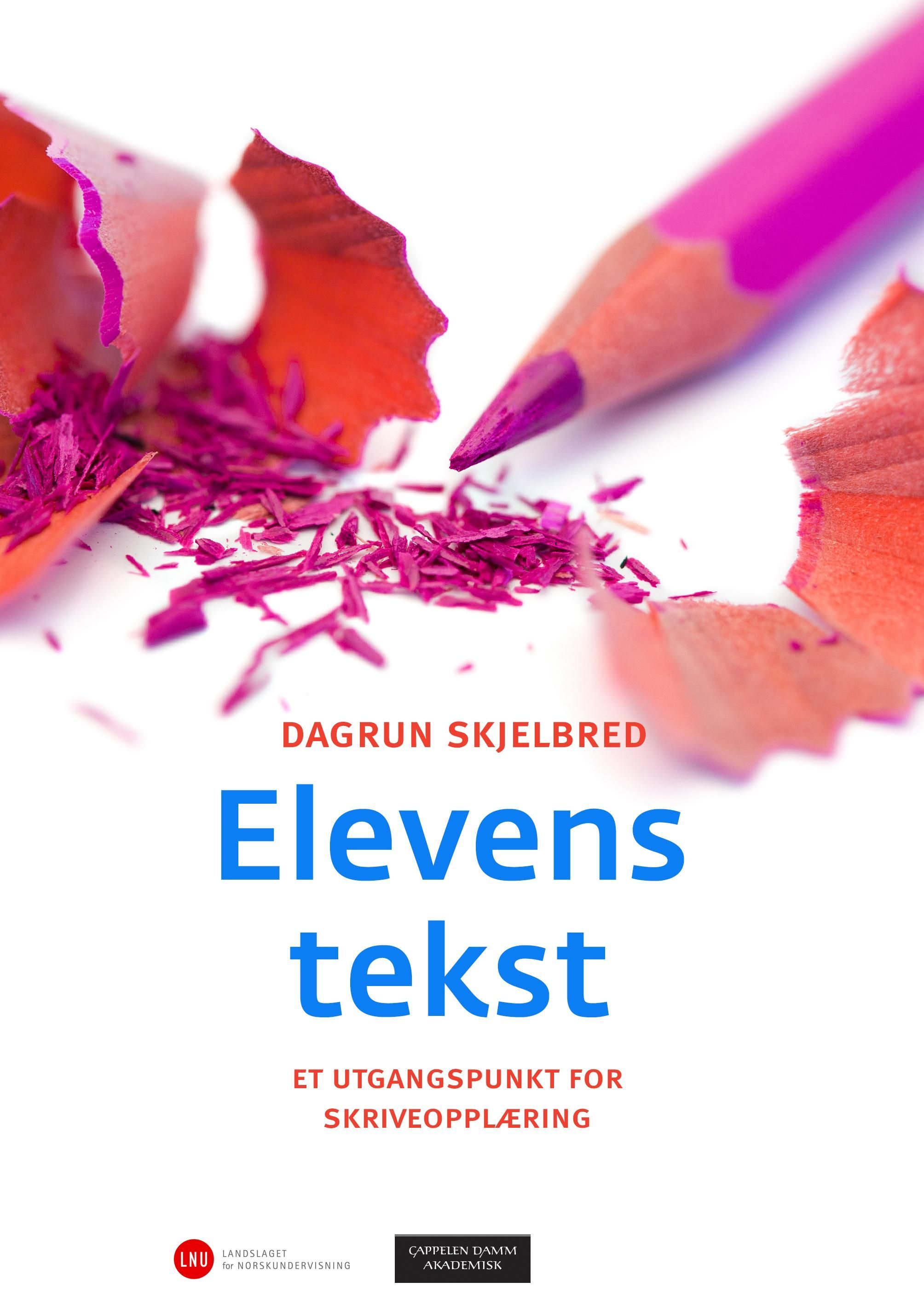 Elevens tekst : et utgangspunkt for skriveopplæring