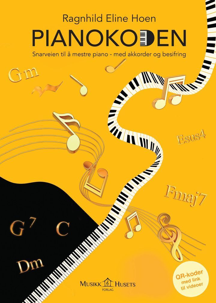 Pianokoden : snarveien til å mestre piano - med akkorder og besifring