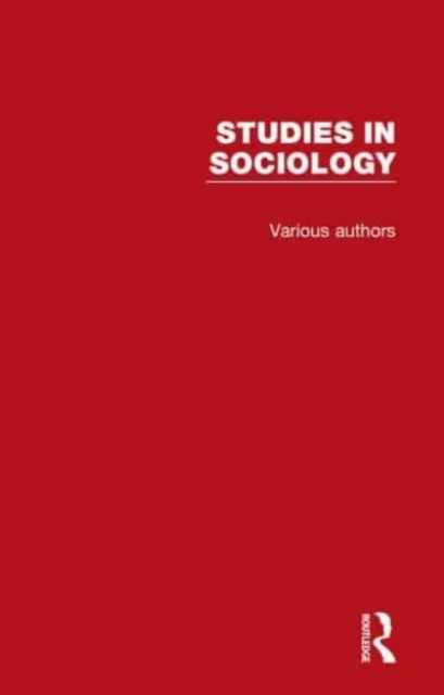 Studies in Sociology : 9 Volume Set