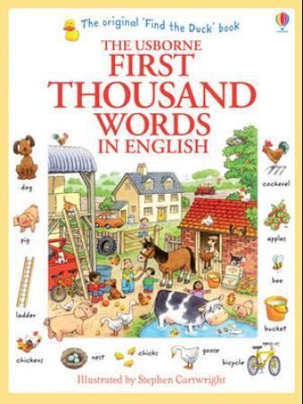 The Usborne first thousand words in English