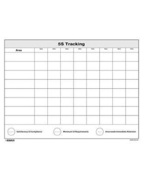 5S Tracking Sheet