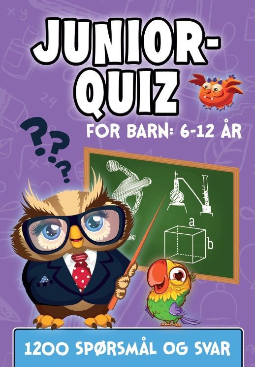 Forsidebilde av Juniorquiz for barn : 6-12 år