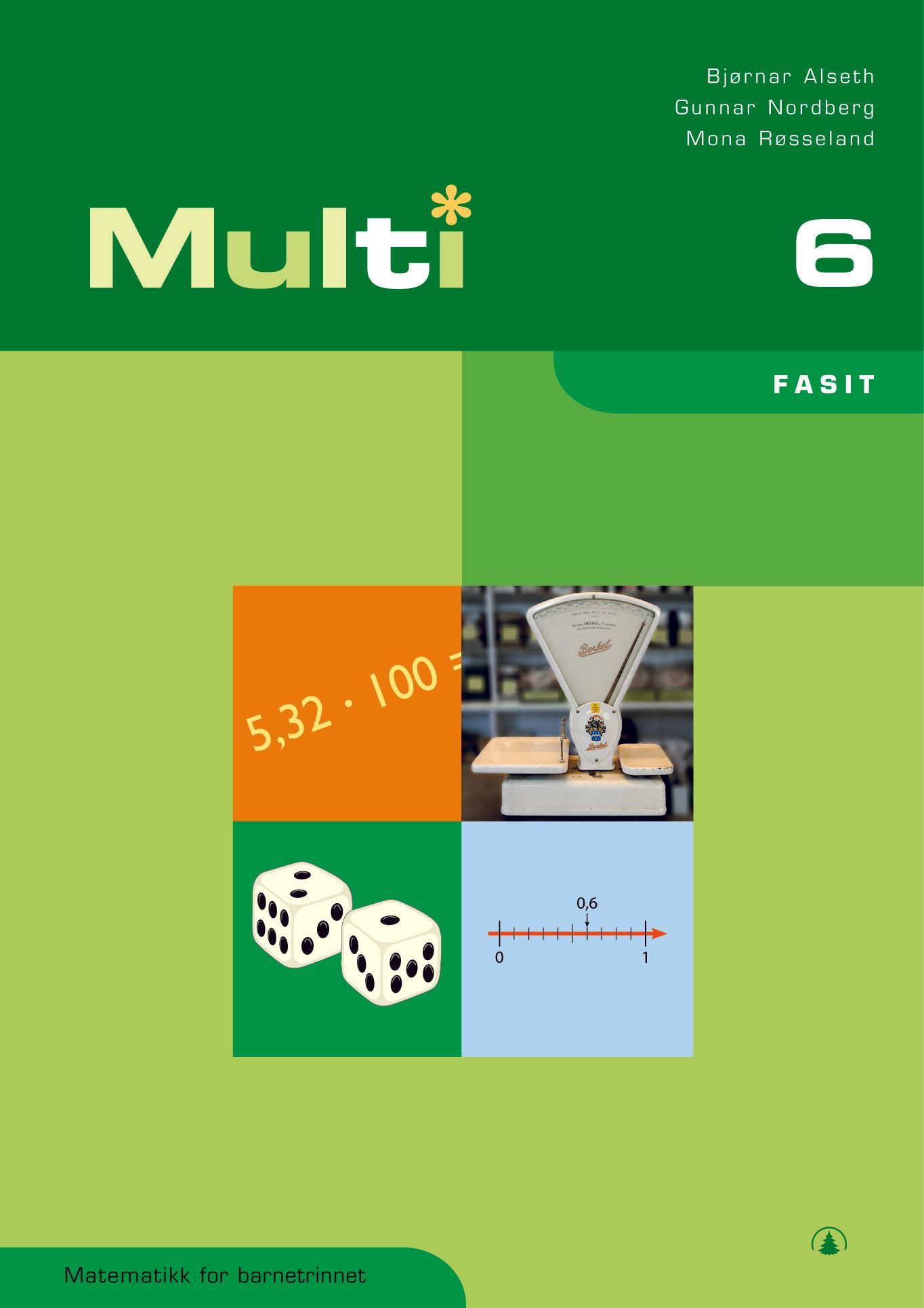 Multi 6 : fasit : matematikk for barnetrinnet