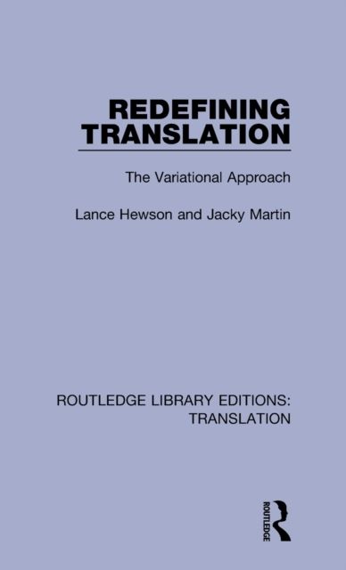 Redefining Translation : The Variational Approach