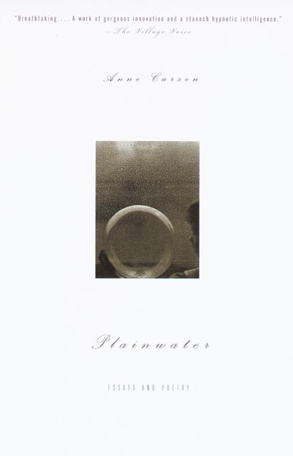 Plainwater : Essays and Poetry