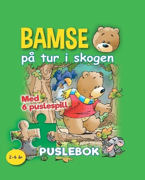 Bamse på tur i skogen : puslebok