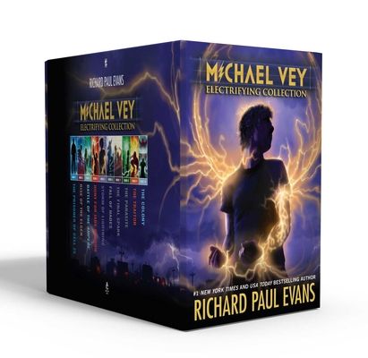 Forsidebilde av Michael Vey Electrifying Collection (Boxed Set) : Michael Vey; Michael Vey 2; Michael Vey 3; Michael Vey 4; Michael Vey 5; Michael Vey 6; Michael Vey 7; Michael Vey 8; Michael Vey 9; Michael Vey 10